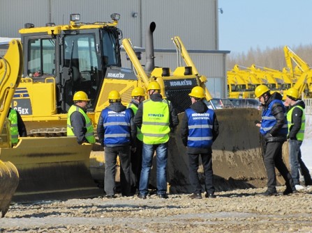 Экскурсия на завод KOMATSU в Ярославле