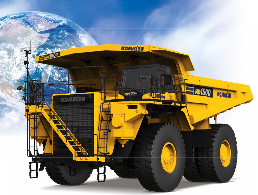 Новый карьерный самосвал Komatsu HD1500-8